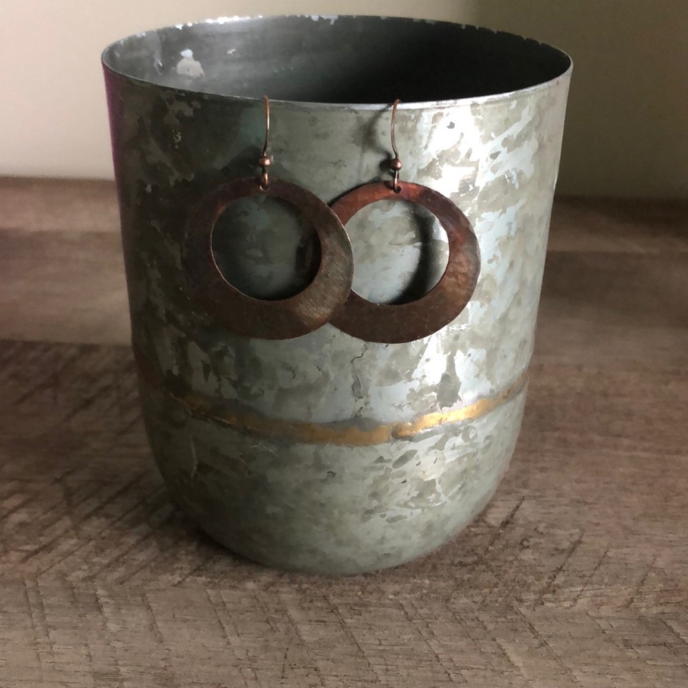 Magnolia Copper Earrings